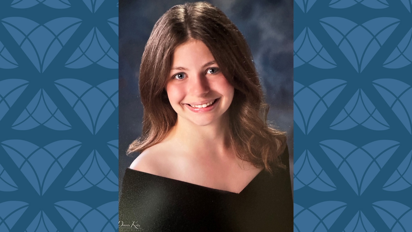 Virtua female patient's graduation photo